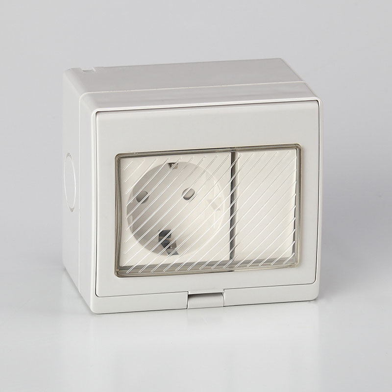 一位开关加一位德式插座